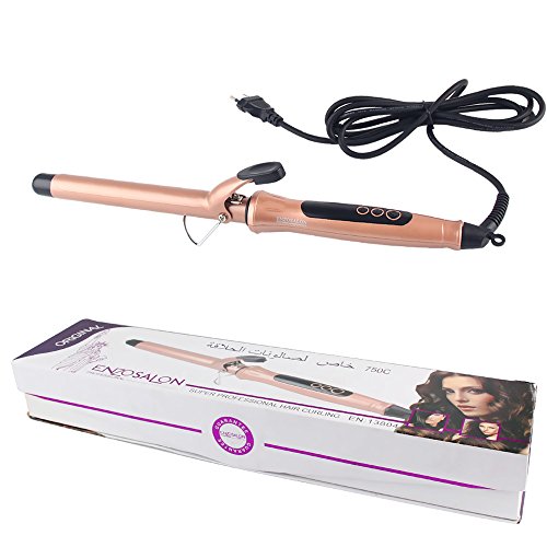 Topchances 110V Plug plug de cabelo profissional curling com alerta de alta temperatura Anel de borracha molhado a seco quente rotação rotação de cabelo curador de cabelo Magic Care