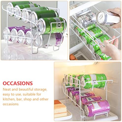 Gavetas de armazenamento 1pc Novel Creative Empresa Creative Automatic Cola Rack Storage Rack para Restaurante Bar Fruta Canneada