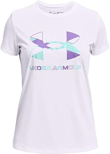 Under Armour Girls 'Tech Graphic Big Logo S-Sheirt Short Sleeve