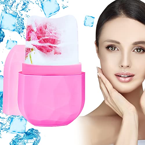 Rolo de gelo para rosto e olho, beleza reutilizável gelo cuidados com a pele de silicone Ferramentas de tratamento de beleza, para