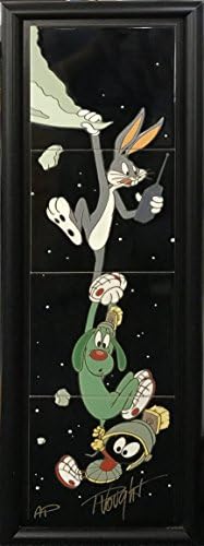 Hareway to the Stars, Bugs e Marvin Martian Limited Edition Tile assinado
