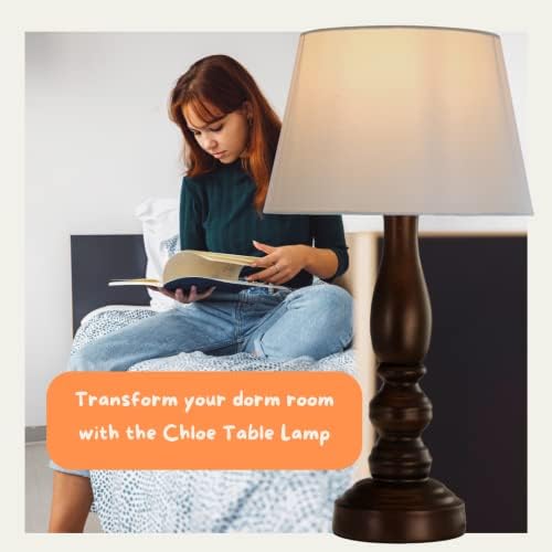 LightAccents Chloe Bronze Table com lâmpada de bronze de tom de tais