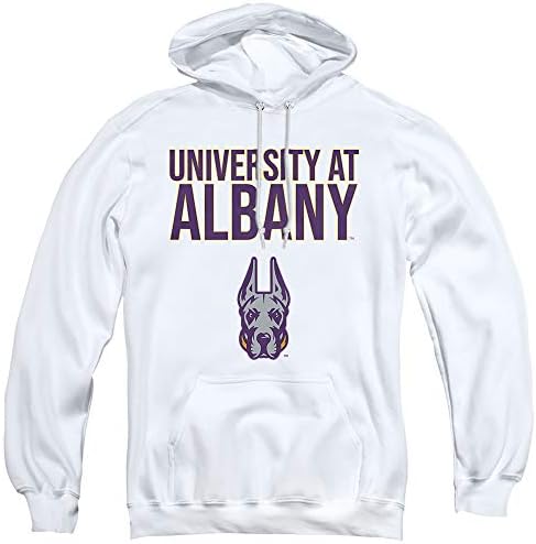 Universidade de Albany Official empilhado unissex adulto capuz