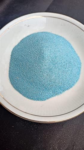 Apatita azul natural esmagada em pó fino 250 gramas, minerais de apatita, artesanato de resina, fabricação de velas, pintura