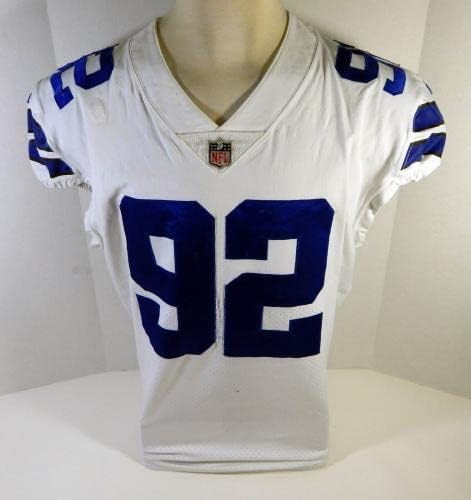 2017 Dallas Cowboys Brian Price 92 Jogo emitiu White Jersey 48 DP15526 - Jerseys não assinados da NFL usada