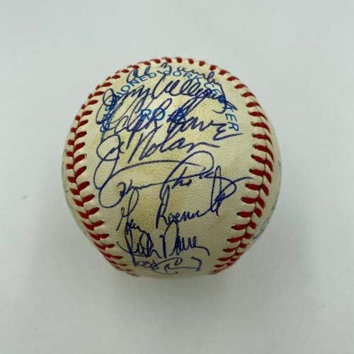 1983 Baltimore Orioles World Series Champs Team assinou o beisebol Cal Ripken JSA - Bolalls autografados