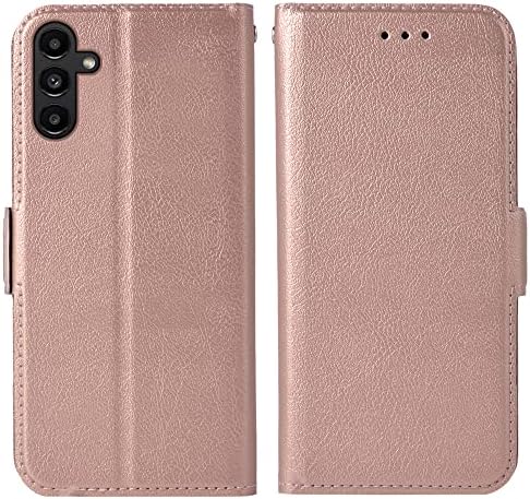 Dswteny Compatível com Samsung Galaxy A54 5G Caixa da carteira Strap cordão de pulso e suporte de cartol de couro acessórios de células móveis capa de telefone móvel para 54 54A SM A546U 2023 Mulheres homens rosa