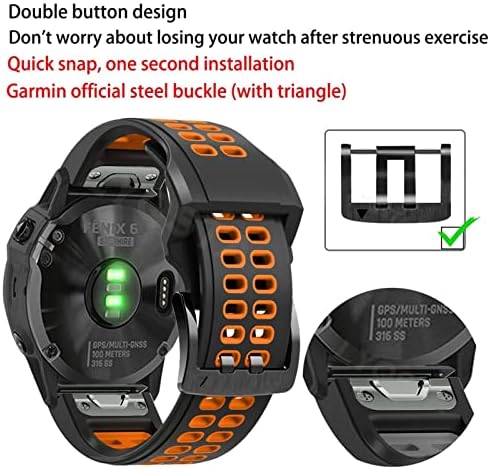 PCGV 22mm Smart Watch Band tapas para Garmin Fenix7 Instinto Fenix ​​5 5Plus 6 6Pro 935 945 Bracelete Quick Fit Sport Sport
