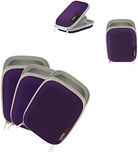 Navitech Purple Water Resistente Hard Case Caso Compatível com a Garmin Compatível com Theerunner 935