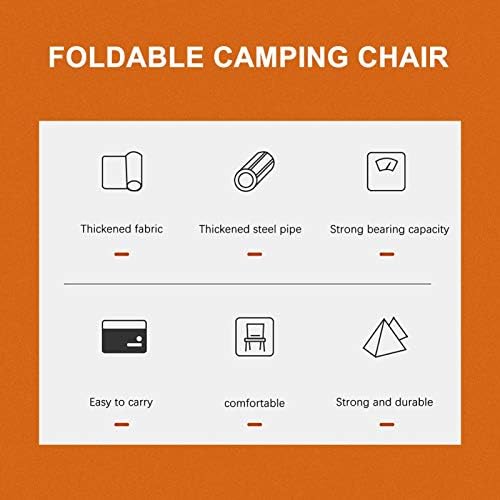 Cadeiras de cadeira dobrável portáteis de cadeira de acampamento portátil portátil cadeira portátil cadeira ao ar livre