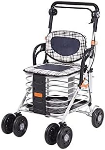 -Carts, carrinho de compras dobrável carrinho de compras com 4 rodas de alumínio de alumínio Carrinho utilitário para