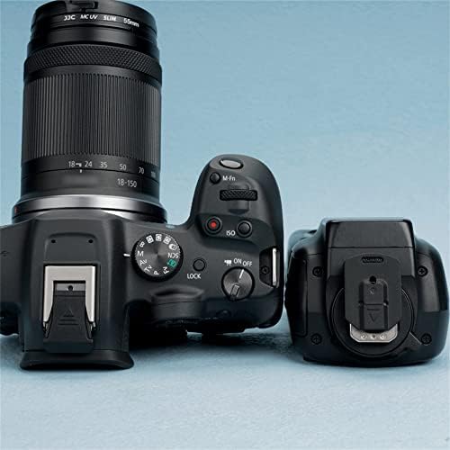 Câmera de capa de sapato quente e kit de conector de contato flash para Canon EOS R10 R7 R5C R5 C R3 Speedlite 430EX III-RT 600EX II-RT
