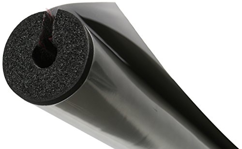 K-Flex 6RYL100058AL PVC CLAD AL TUBE, ID de isolamento nominal de 5/8 , comprimento de 3 ', espessura da parede de 1, prata