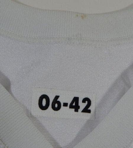 2006 San Francisco 49ers Blank Game emitiu White Jersey Reebok 42 DP24079 - Jerseys não assinados da NFL usada