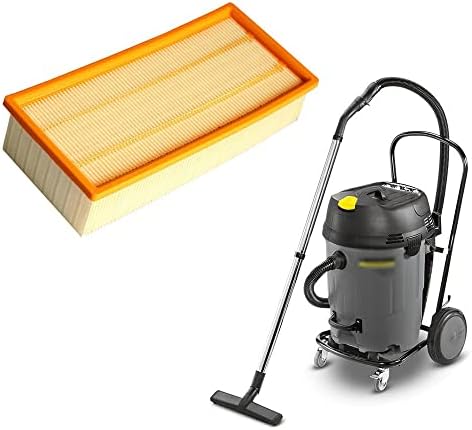 Filtros de pó Wai Danie 2x Filtros de limpeza compatíveis com Karcher aspirador de pó NT 65/2 ECO NT 65/2 AP NT 72/2 ECO NT 72/2 TC NT 75/2 AP NT 75/2 ME NT 75/2 TC Vacuum Filters Filters Vacuum Filters Vacuum Filters Vacuum Filters Vacuum Filter