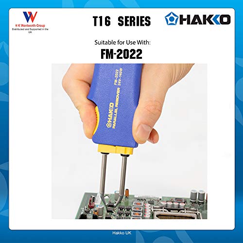 Hakko T16-1013 T16 SERVIDADE CHIP DICA DE SOLDA 3,00 mm para removedor paralelo FM-2022, 2 por pacote