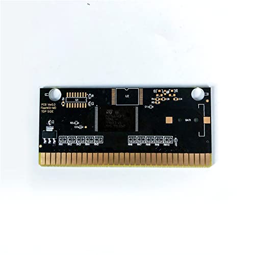 ADITI GunStar Heroes - USA Label Flashkit MD Electroless Gold PCB Card para Sega Genesis Megadrive Console