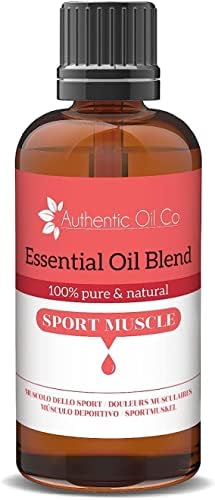 Mistura de óleo essencial muscular esportivo - natural