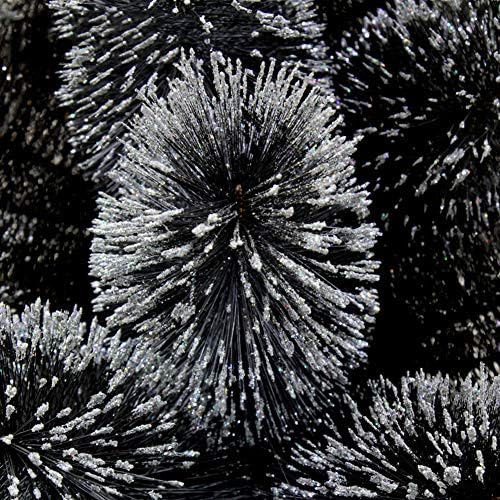 Cyayq preto artificial artificial pinheiro premium abeto articulado 480 ramifica