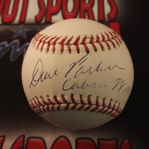 Dave Parker Authentic assinado Baseball autografado Tristar - Bolalls autografados