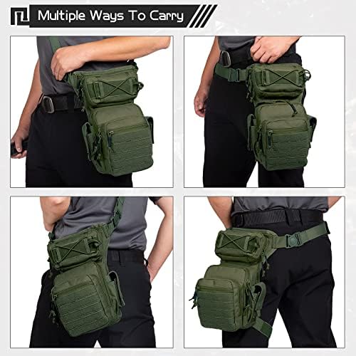 Drop Saco de perna para homens Mulheres Militar Tactical Pack Pouch Pacote multifuncional pacote tático