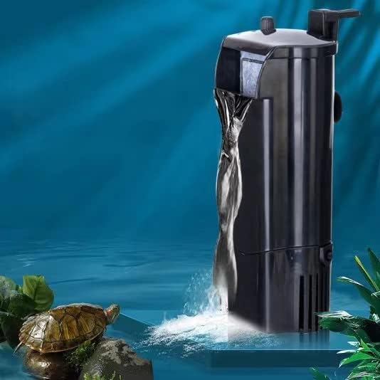 Filtro de tartaruga aqua-atl 105 gph Submerso ajustável em cascata filtro de tanque de peixes de tartaruga