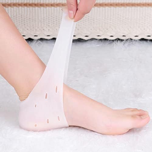 Sunnym Heel Anti Cracking Foot Cover Capa protetora de protetora Meias hidratantes Capa protetora de proteção Skincolor [Apair]