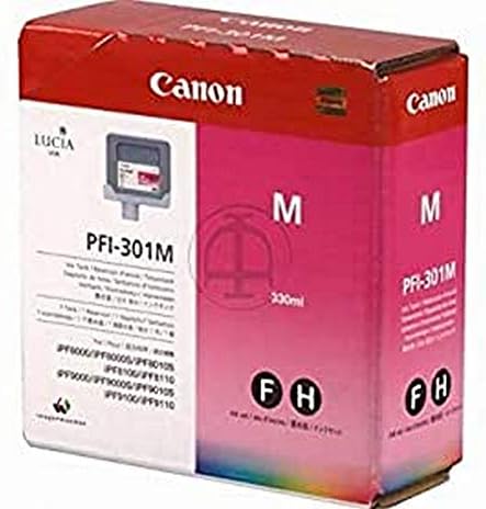 Canon pfi-301pgy 1496b001aa imageprograf ipf8000 9000 cartucho de tinta em embalagens de varejo