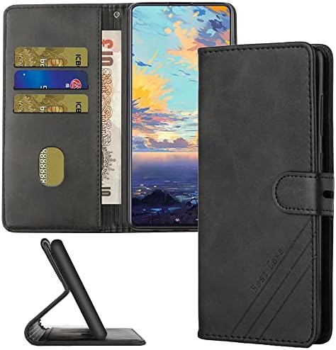 Gyhoya Compatível com a caixa da carteira Xiaomi Redmi A1 Plus, Redmi A1 Plus Flip Folio Case com porta