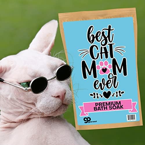 Banho da mãe gato imersão - Presente de spa de banheiro premium presente para amantes de gatos de gato furbaby mãe proprietária de animais