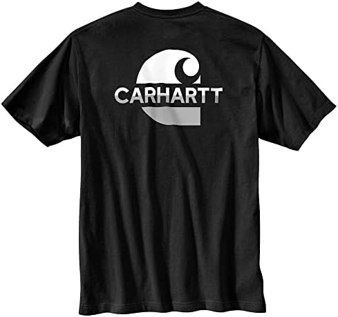 Carhartt Men's 105710 Faixa solta Pocket Curveve Curveve C-Shi gráfico T-shi