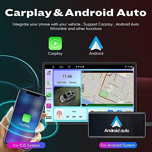 WOSTOKE 13.1 Android Radio CarPlay & Android AUTO AUTORADIO NAVEGAÇÃO DE NAVEGAÇÃO DE CARRO MULTIMENTIA GPS RDS RDS RDS DSP BT Substituição de unidade de cabeça de WiFi para Isuzu D-Max Mu-X 2018-2021, se aplicável