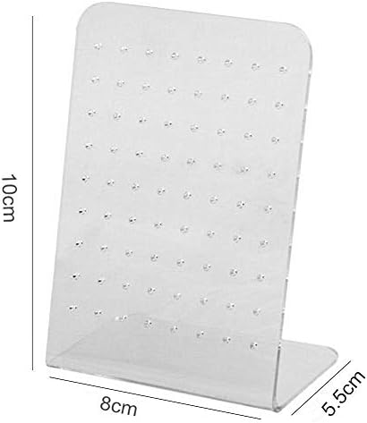 Earrings Stand Exibindo mostrando showcase rack rack mangu um hanguer gancho 72 buracos 36 pares 72 buracos moda inteligente