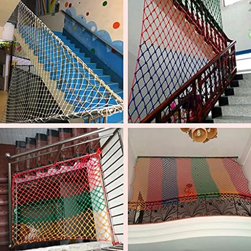 Rede de segurança bwbz para crianças espessura de corda 5 mm distância líquida de 3 cm de personalização de proteção anti-queda para infantil varanda de banisteiro stair rede