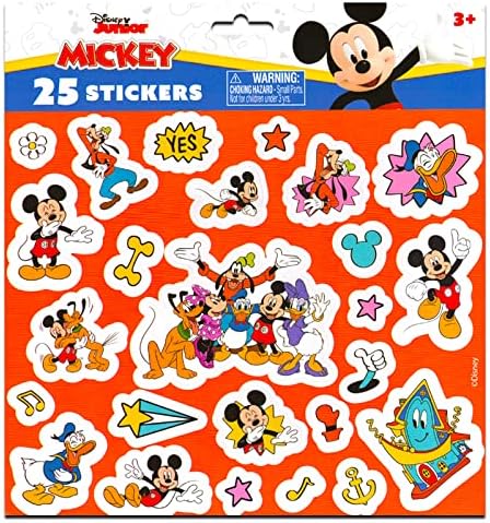Mochila Mickey Mouse para meninos, conjunto de garotas - Mickey School Bag pacote com mochila Mickey de 16 ”, adesivos Mickey, garrafa de água, mais | Mickey Backpack for Kids