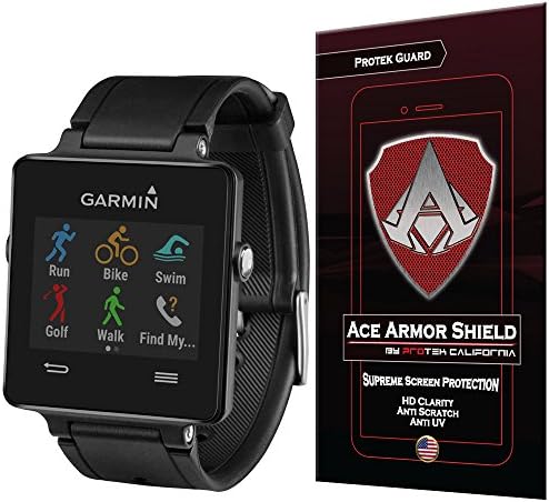 Protetor de tela resistente à blindagem da Ace Armour Shield para o Garmin Vivoactive com garantia de substituição de vida livre