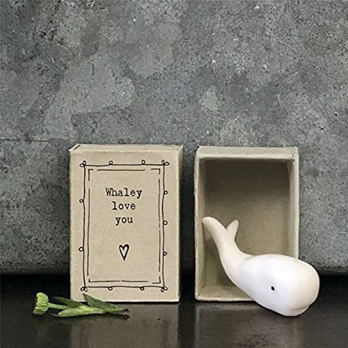 Leste da Índia porcelana Baleia Baleia Sentimental Love You Ornament Gift | Whaley te amo