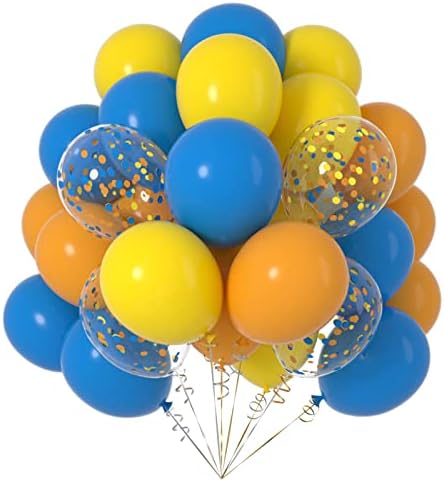 Balões verdes escuros e verdes de 12 polegadas, balões de confetes verdes, balões de látex de festa verde para decorações de festas, pacote de 50
