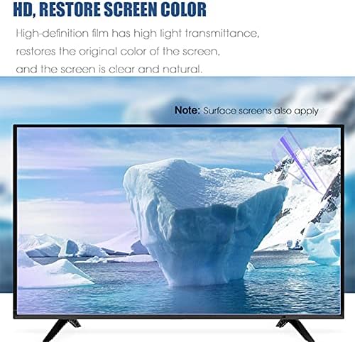 Anti-Blue Light Screen Protector Anti-brilho Tela TV TV Monitor Filtro de filtro contra a radiação alivie a tensão ocular