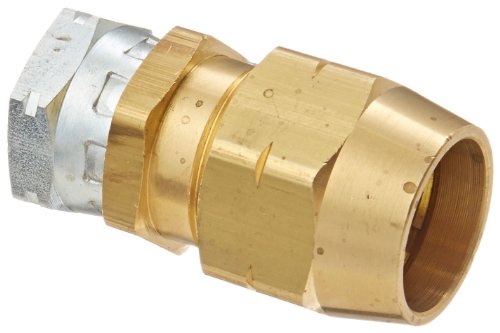 Eaton Weatherhead 33808b-y78 fêmea de conector feminino, bronze CA360, 1/2 ID da mangueira, 7/8-20 Tamanho da linha