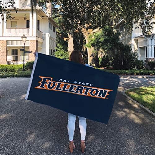 Cal State Fullerton Flag University California Titãs CSUF Bandeiras Banners poliéster Indoor Outdoor 3x5