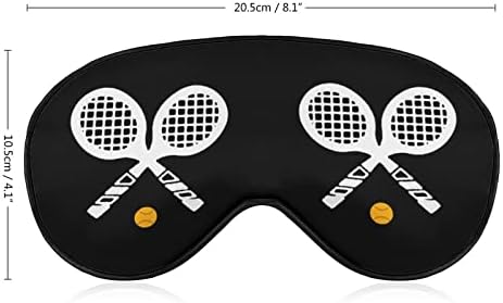 Máscara de máscara para o olho de impressão de tênis bloqueando a máscara de sono com alça ajustável para o trabalho