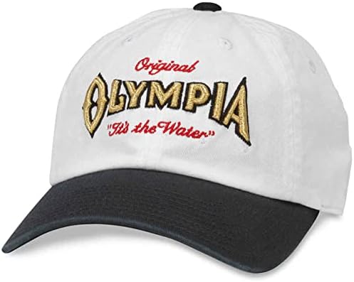 American Needless Ballpark Collection Beer Baseball Hat, Casual Relaxed Fit com borda curva, tira de fivela ajustável Capace de