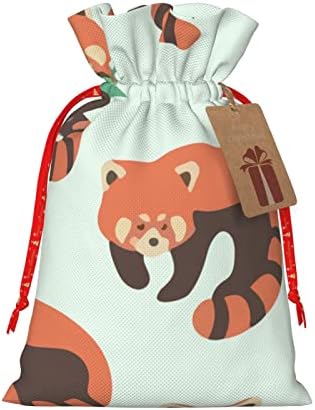 Aunsttern Drawstrings Sacos de presentes de Natal para Racaco Cute-Cat-Cate