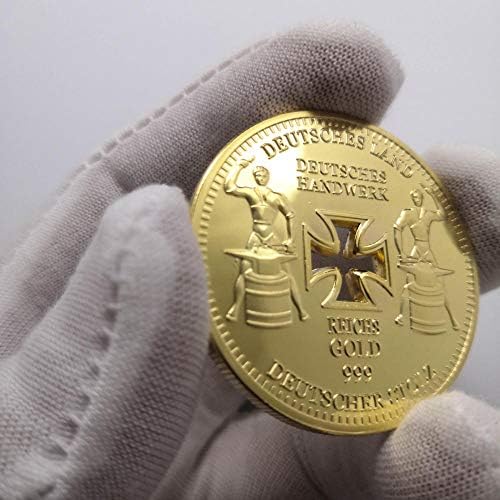 Criptomoeda de moeda favorita moeda comemorativa 1889 Hollow Gold banhado a ouro Medalha de moeda europeia moeda colecionável Moeda