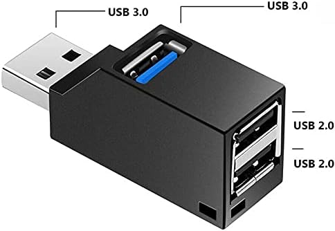 LMMDDP USB 3.0 Adaptador Extender Mini Splitter Box 3 para PC Laptop Telefone Celular High Speed ​​U Reader