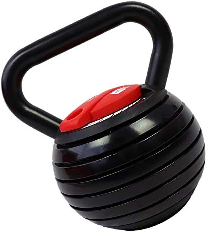 Universidade de Fitness 6-40 lbs Kettlebells ajustáveis ​​| Treino de balanço de levantamento de peso halteres