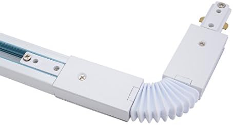 Aexit Track Connector Iluminação e controla os luminárias de 3 fios Flexível Flexível Florced Light montado em ajuste branco