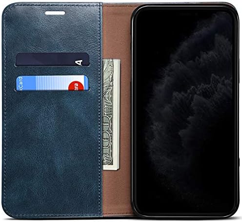Lyzcase Case de telefone para Galaxy S20 Fe 5g, dobrar a capa de proteção à prova de choque da carteira de couro