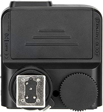 Gatilho de flash sem fio GODOX X2T-N TTL com Bluetooth para a câmera Nikon, 2.4g HSS 1/8000s, função TCM, 5 botões de grupo separados e sapatilhas de bloqueio rápido e tela LCD